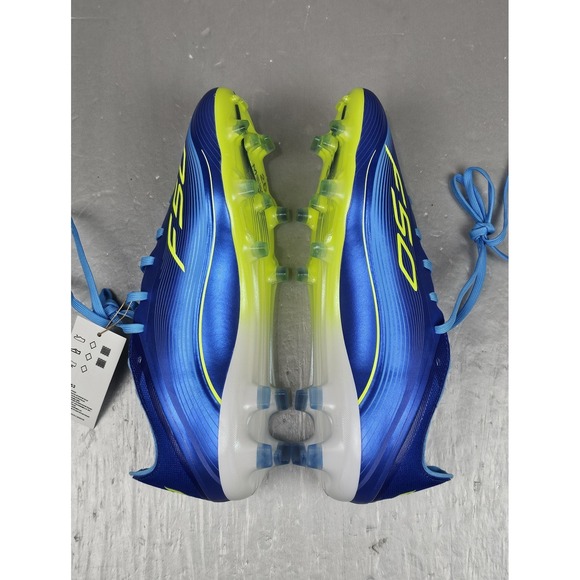 Adidas F50 MESSI PRO FG Mens‎ 8 Firm Ground Soccer Cleats Blue JQ7953 NWT main image 4